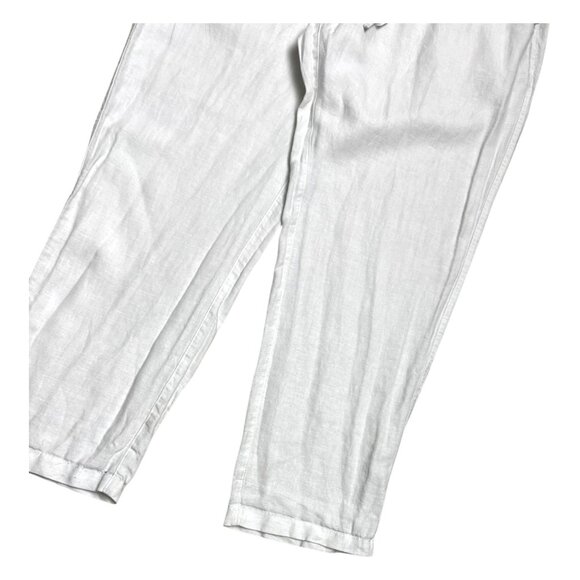 COTTON ON 100% Linen Lightweight Breathable Summer Boating Pants Mens Large - Picture 5 of 7